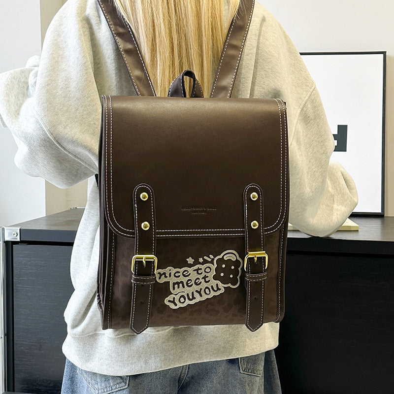 Western-style High-quality Street-ready Backpack